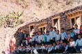 kids waiting to move in