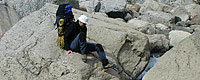 Bachüberquerung bei der Piedras Blancas