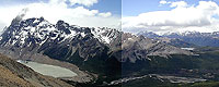 Blick nach Norden zur Laguna Torre...